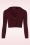 Mak Sweater - 50s Shela Cropped Cardigan in Purple