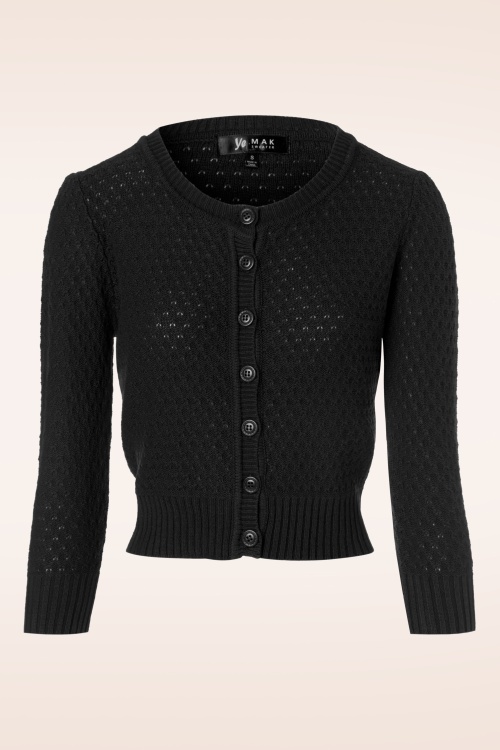 Mak Sweater - Jennie vest in zwart