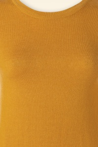 Mak Sweater - Kelly Sweater Années 50 en Jaune Or 3
