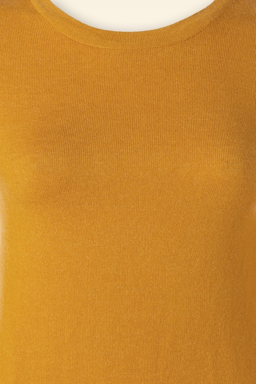 Mak Sweater - 50s Kelly Sweater in Gold 3