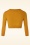 Mak Sweater - 50s Shela Cropped Cardigan in Bronze Yellow 2