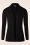 Mak Sweater - 50s Open Front Cardi in Black