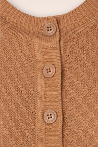 Mak Sweater - 50s Jennie Cardigan in Camel 3