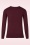 Mak Sweater - 50s Kelly Sweater in Burgundy 2