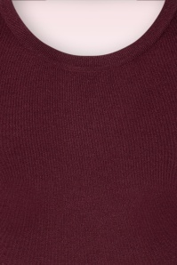 Mak Sweater - Kelly Sweater Années 50 en Bordeaux 3