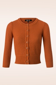 Mak Sweater - Jennie vest in vintage oranje