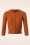 Mak Sweater - Jennie Cardigan Années 50 en Orange