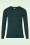 Mak Sweater - 50s Kelly Sweater in Teal Blue