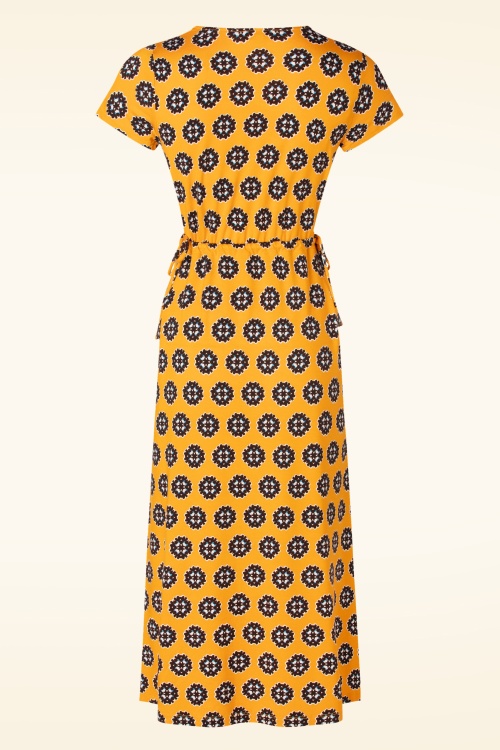 Surkana - Nylah jurk in geel 4