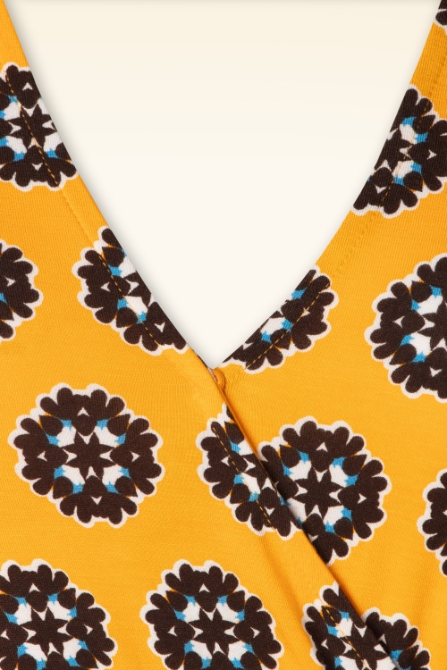 Surkana - Nylah jurk in geel 5