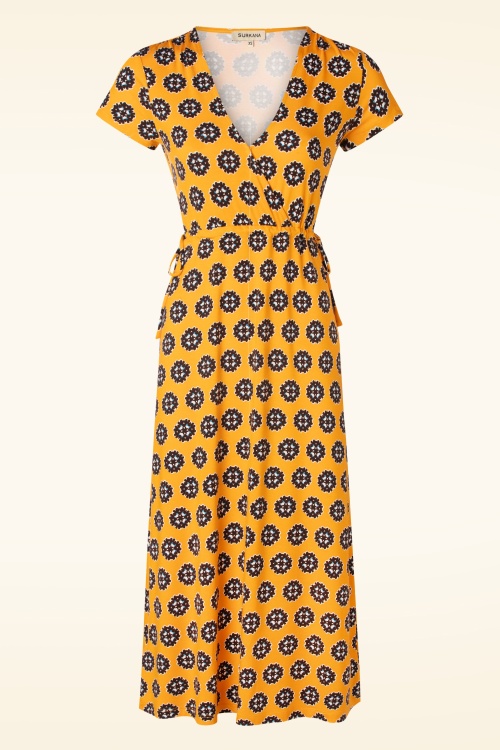 Surkana - Nylah jurk in geel
