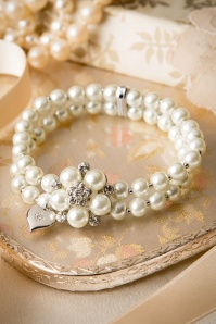Lovely - Bracelet Perles Audrey en Crème