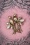 Lovely - Kristallen dwergpapegaaien oorbellen in goud 