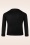 Mak Sweater - Oda Open Front Cardigan Années 50 en Noir 2