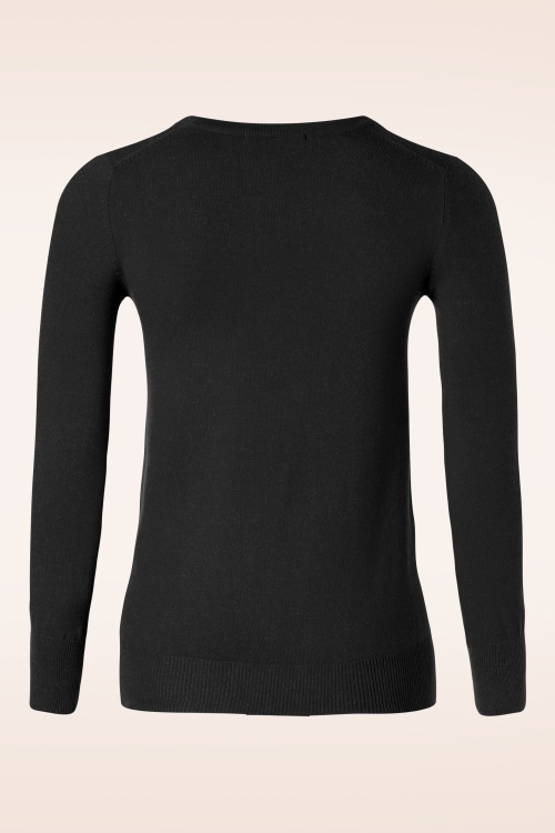 Mak Sweater - Kelly Sweater Années 50 en Noir 4