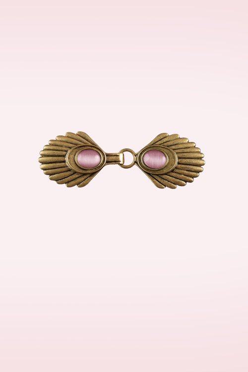 Urban Hippies - Venus Vest Clips in Gold and Blush Pink 2