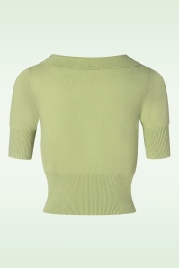 Banned Retro - Sweet Sunny Jumper in Green 2