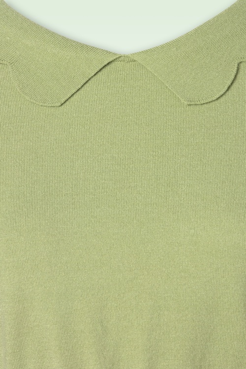 Banned Retro - Sweet Sunny Jumper in Green 3