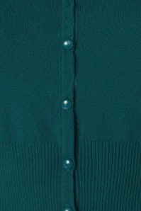 Mak Sweater - Nyla Cropped Cardigan in Pfauenblau 3