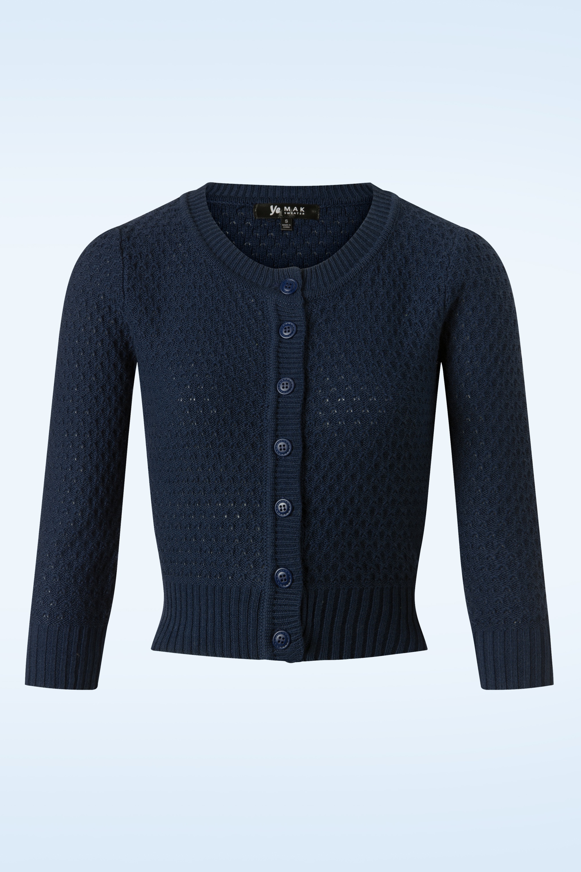 Mak Sweater - Jennie vest in marineblauw