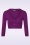 Mak Sweater - Gilet Court Shela Années 50 en Violet
