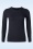 Mak Sweater - Kelly Sweater Années 50 en Bleu Marine