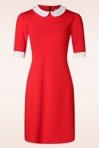 Vintage Chic for Topvintage - Ebony Dress in Orange Red