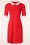 Vintage Chic for Topvintage - Ebony Dress in Orange Red