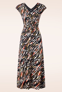 K-Design - Kyra Knotted Maxi Dress in Black