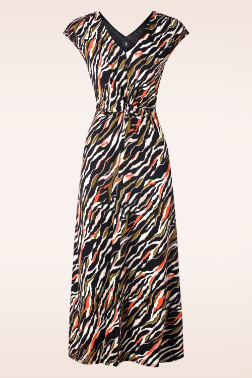 K-Design - Kyra Knotted Maxi Dress in Black