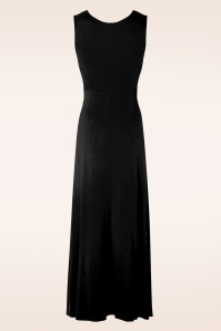 Surkana - Jasmine maxi jurk in zwart 5