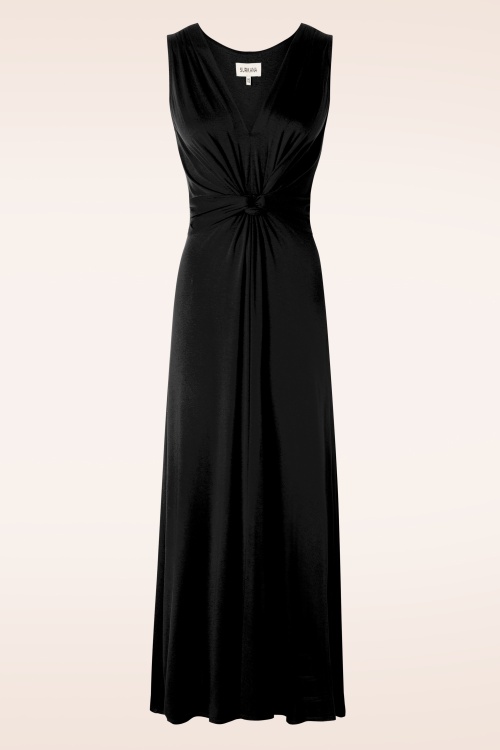Surkana - Jasmine Maxi Dress in Black