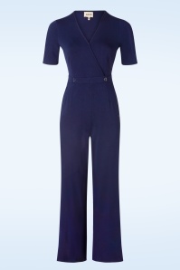 King Louie - Gracie jumpsuit Chambray in denim Blauw