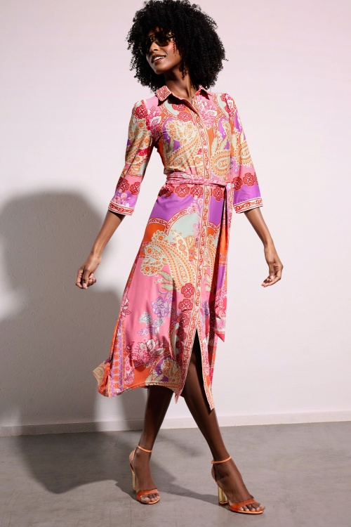 K-Design - Paula Polo Kleid in Orange 2