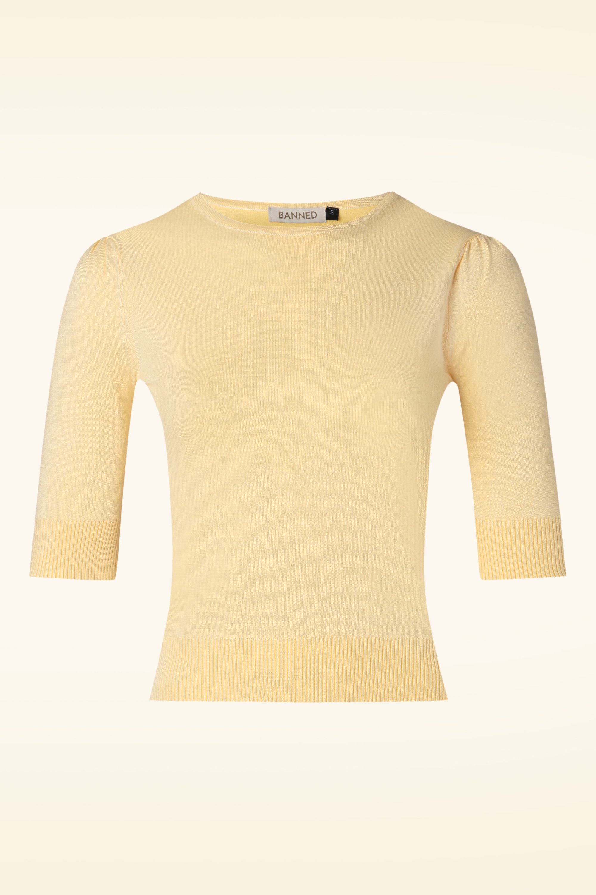 Banned Retro - Grace jumper in geel