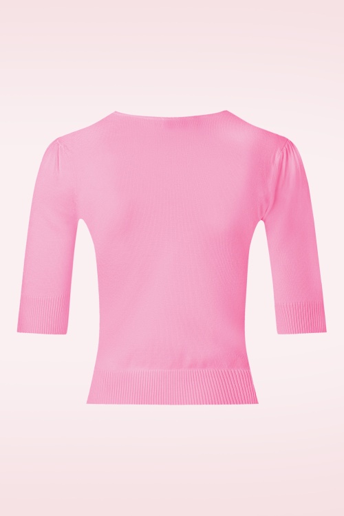 Banned Retro - Grace Jumper in Pink 2
