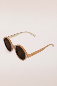Surkana - Stay Shady Round Sunglasses in Latte 4