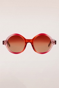 Surkana - Stay Shady Round Sunglasses in Red 2