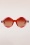 Surkana - Stay Shady Round Sunglasses in Red 2