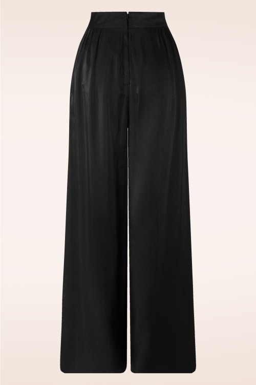 Banned Retro - Swish Trousers in Black 3