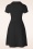 Banned Retro - Wonder Fit and Flare swing jurk in zwart 2