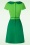 Vixen - Collard Mod jurk in groen  2