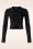 Vixen - Textured Knit Crop cardigan in zwart