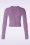 Vixen - Textured Knit Crop Cardigan in Lilac 2