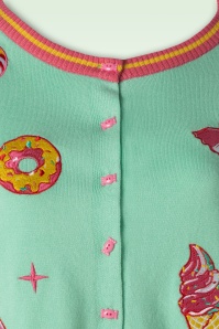 Vixen - Candy Patch Cardigan in Mint 3