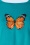 Vixen - Schmetterlings-Strickpullover in Türkis 3