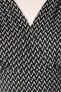 Vixen - Reese Short Sleeve jurk in zwart 2