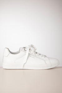 Tamaris - Steffi Leather Sneakers in White