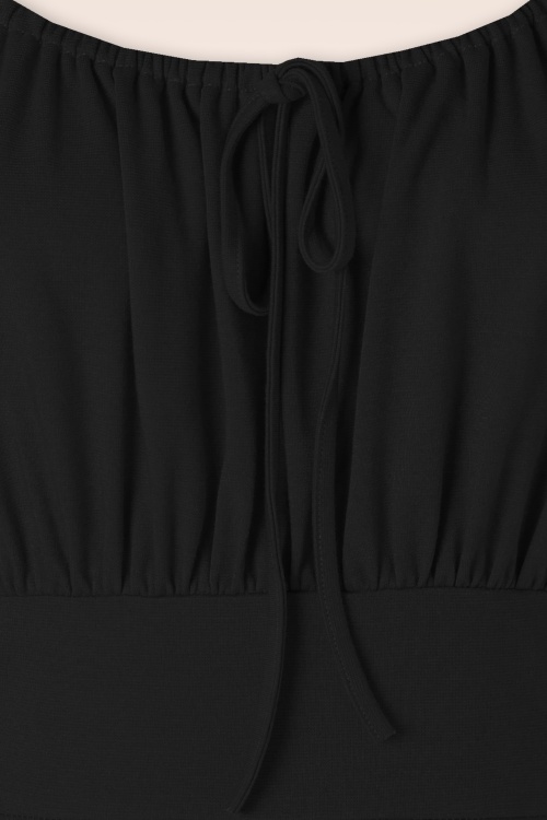 Vixen - Tessy swing jurk in zwart 2