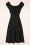Vixen - Tessy swing jurk in zwart